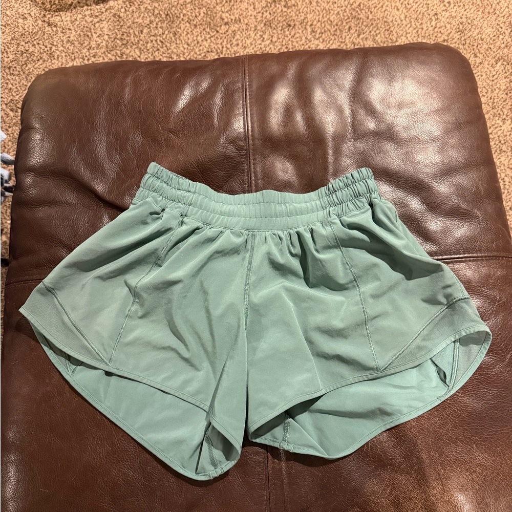 Lululemon Athletic Mint Green Athletic Shorts